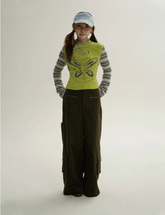 Angel Graphic Layered Mock Neck Tee - COPPING THREADS - CT Coquette