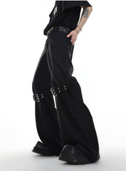 ArguE CulturE Buckle Flared Trousers - COPPING THREADS - ArguE CulturE