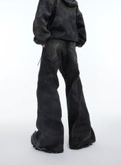 ArguE CulturE Distressed Metal Button Denim - COPPING THREADS - ArguE CulturE