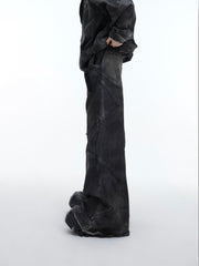 ArguE CulturE Distressed Metal Button Denim - COPPING THREADS - ArguE CulturE