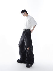 ArguE CulturE Gradient Distressed Denim - COPPING THREADS - ArguE CulturE