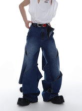 ArguE CulturE Irregular Distressed Deconstructed Denim - COPPING THREADS - ArguE CulturE