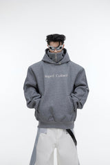 ArguE CulturE Sequined Double - Layer Metal Button Hoodie - COPPING THREADS - ArguE CulturE