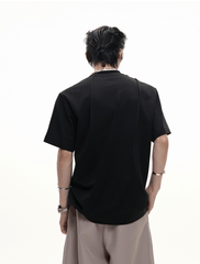 Asymmetric Ruched Sculptural Tee - COPPING THREADS - ArguE CulturE