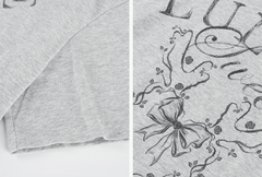 Balletcore Graphic Tee & Layered Tulle Cake Skirt Set - COPPING THREADS - LulusMiracle