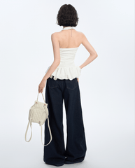 Balletcore Halter Peplum Tank Top - COPPING THREADS - CT Select