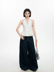 Balletcore Halter Peplum Top - COPPING THREADS - CT Select