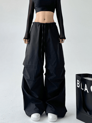Basic Paratrooper Wide‑Leg Cargo Pants - COPPING THREADS - CT Select
