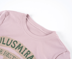“Best Wishes Bunny” Graphic Fitted Crop Tee - COPPING THREADS - LulusMiracle