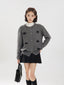 Bow Accent Cardigan Knit Sweater - COPPING THREADS - CT Select