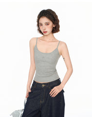 Bow Embroidered Knit Camisole - COPPING THREADS - CT Select