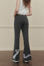 Bow Tie Flared Knit Trousers - COPPING THREADS - AYF