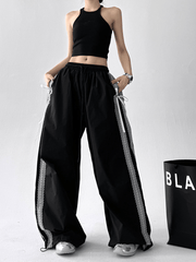 Bow‑Detail Quick‑Dry Wide‑Leg Pants - COPPING THREADS - CT Select