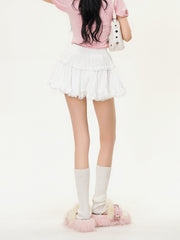 Bubble Hem Mini Skirt - COPPING THREADS - CHICISLAND