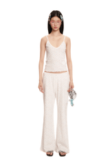 Bunny Print Ribbed Texture Lounge Pants - COPPING THREADS - MOROMORO
