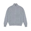 Cable-Knit Zip Cardigan - COPPING THREADS - IDLT