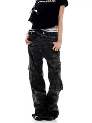 Camo Straight - Leg Cargo Pants - COPPING THREADS - CT Select