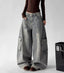 Cargo-Pocket Light-Wash Wide-Leg Jeans - COPPING THREADS - CT ORIGINALS