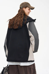 CATTEE Color Block Baseball Hooded Jacket - COPPING THREADS - CATTEE