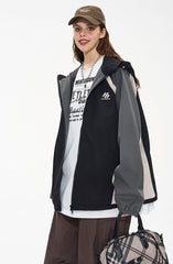 CATTEE Color Block Baseball Hooded Jacket - COPPING THREADS - CATTEE