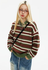 CATTEE Vintage Striped Sweater - COPPING THREADS - CATTEE