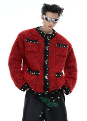 Chic Pearl - Embellished Knit Sweater - COPPING THREADS - ArguE CulturE