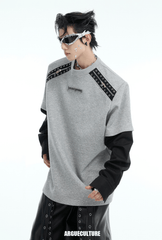 Color - Block Detachable Shoulder Pad Tee - COPPING THREADS - ArguE CulturE