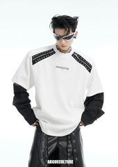 Color - Block Detachable Shoulder Pad Tee - COPPING THREADS - ArguE CulturE