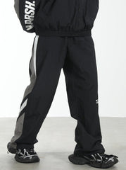 Color - Blocked Racing Adjustable Casual Trousers - COPPING THREADS - Harsh and Cruel
