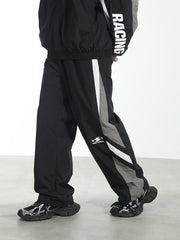 Color - Blocked Racing Adjustable Casual Trousers - COPPING THREADS - Harsh and Cruel