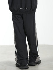 Color - Blocked Racing Adjustable Casual Trousers - COPPING THREADS - Harsh and Cruel