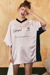 Colorblock Letter Raglan Sleeve Tee - COPPING THREADS - CT Select