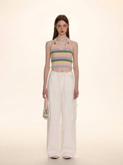 Colorblock Striped Camisole Tank Top - COPPING THREADS - MOROMORO