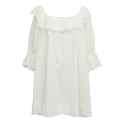 Cotton Ruffle Nightdress - COPPING THREADS - CT Dreamscape