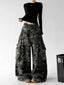 Camouflage camo cargo pants, front view