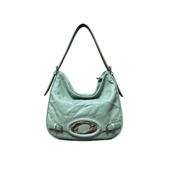 CULTIVATOR Pleated Textured Leather Shoulder Bag - COPPING THREADS - CULTIVATOR