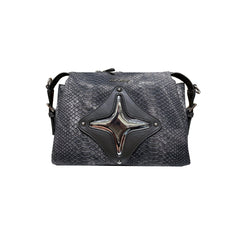 CULTIVATOR Snake Pattern Shoulder Bag Black - COPPING THREADS - CULTIVATOR