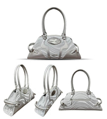 CULTIVATOR Y2K Glow Wave Pattern Shoulder Bag - COPPING THREADS - CULTIVATOR