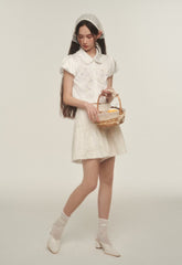 Daisy Embroidered Puff Sleeve Shirt - COPPING THREADS - AYF