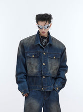 Deconstructed Double - Layer Denim Jacket - COPPING THREADS - ArguE CulturE