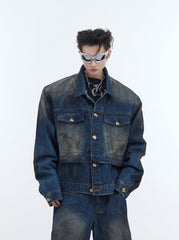 Deconstructed Double - Layer Denim Jacket - COPPING THREADS - ArguE CulturE