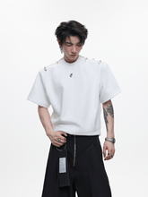 Deconstructed Shoulder Buckle Tee - COPPING THREADS - ArguE CulturE
