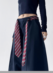 Detachable Tie Belt Wide - Leg Trousers - COPPING THREADS - CT Select