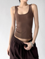 Square Neck Slim Fit Tank Top - CT6643