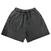 Distressed Fuzzy Snow Wash Vintage Shorts - COPPING THREADS - CT Basics