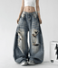Distressed Wide - Leg Drag Jeans – CT55203 - COPPING THREADS - CT Select