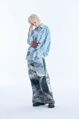 Don Quixote Embroidered Sequin Long Sleeve T-Shirt - COPPING THREADS - APRIORITY