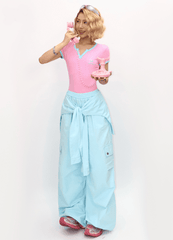 Dopamine Contrast Trim Tee - COPPING THREADS - Yokuku