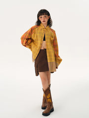 Dopamine Patchwork Plaid Shirt - COPPING THREADS - CHICISLAND