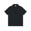 Clean-Cut Short-Sleeve Polo, black front view.